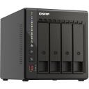 Qnap saugojimo bok&scaron;tas TS-453E-8G, 8GB RAM, 4 įlankos, 2.5GbE, 2 HDMI, 2 M.2, 4 SATA, 90W adapteris