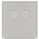 Lanberg Rack kapp 19" seinakinnitus WFFA-5604-10S, 4U, 600mm, IP20, RAL7035, ilma akuta, demonteeritud
