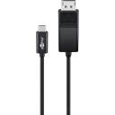 Goobay USB-C- DisplayPort adaptera kabelis 79295, 1,2 m, USB-C vīrietis, DisplayPort vīrietis, 4K 60 Hz