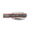 Galda piederumu komplekts 'Vancouver', Origin Outdoors, R179643, nerūsējo&scaron;ais tērauds, rožkoka rokturi, kompakts un praktisks formāts.