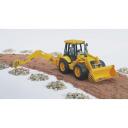 Bruder Kaevur JCB 4CX BR-02428, 1:16, kollane, plastmass, sobib alates 3. eluaastast, ilma akudeta