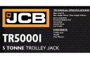 Домкрат подкатной гидравлический 5т (58125) JCB JCB-TR50001