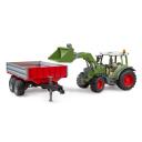 Bruder traktors Fendt Vario 211 BR-02182, 1:16, ABS, ratiņi, funkcionāls priek&scaron;ējais iekrāvējs, izkrau&scaron;anas korpuss