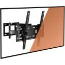 Manta TV hoidja P60, 26-65", 40kg, 90&deg;, 7,5-47cm, VESA 400x400, must