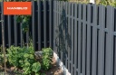 Профилированные металлические штакеты Polo PMx2 RAL7016 (матовый cерый антрацит) POLO_PMx2_RAL7016