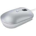 Lenovo kompakti pelė 540 GY51D20877, 1.8m, 4 mygtukai, 2400 dpi, optinė, USB-C, pilka