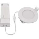 Emos LED prožektorius LORI ZV1163, 4,5 W, 345 lm, IP65, 110&deg;, 2700/4000 K, įmontuojamas, plastikas