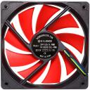 Xilence Korpusinis ventiliatorius MODELIS XF042, 120mm, 1500RPM, 28dB, 4-pin, juodas/raudonas