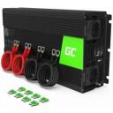 Green Cell Muundur INV10, 2000W, 4000W, 12V, 230V, must, &uuml;lekuumenemise kaitse, &uuml;lepinge kaitse
