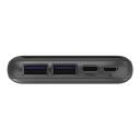 Navitel PWR10 MX Black, 10000mAh, 3.7V, 37Wh, 2xUSB-A, kahepoolsed USB-C, micro-USB, &uuml;lekoormuse kaitse