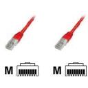 Goobay CAT 5e patch kabelis 68369, 3m, sarkans, RJ45 vīrie&scaron;u (8P8C), U/UTP, 8 vadi, T568B, Gigabit saderīgs