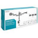 Digitus kolmekordne monitori statiiv DA-90362, 27'', 8kg, 3 monitori, 360&deg; p&ouml;&ouml;ramine, integreeritud kaablite haldus