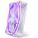 Nzxt Вентилятор для корпуса RF-R12SF-W1, 120mm, 27.5 дБ, 50.18 CFM, RGB подсветка, 4-pin разъем