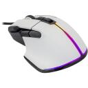 White Shark Hiir MARROK MARROK-W, 12000 DPI, 9 nuppu, 1.8m kaabel, RGB valgustus, optiline, USB 2.0