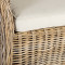 Садовый стул KATALINA с подушкой 63x66xH85см, каркас из плетения натурального ротанга, серый 42052 HOME4YOU