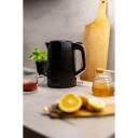 Gorenje Veekeetja K17DPB, 1.7 L, 2200 W, Plastmass, Roostevaba teras, 360&deg; p&ouml;&ouml;ratav alus, Must