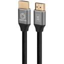 Manta HDMI kaabel HDMI-3MC, 3m, HDMI 2.1, 8K @ 60Hz, 4K @ 120Hz, 48b, eARC, kuld&uuml;hendused, alumiiniumkorpus