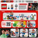 Lego Konstruktor 72043, 278 vnt., interaktyvus LEGO Mario, Standartinis Kartas, 3 figūros, 5cm, 13cm, 8cm