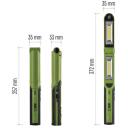 Emos LED darbo &scaron;viesa P4535, 670 lm, 2200 mAh, 3 režimai, 1 kabliukas, 4 magnetai, USB laidas
