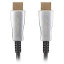 Lanberg HDMI kaabel, CA-HDMI-20FB-0200-BK, 20m, 4K60Hz, AOC, must
