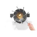 Progress Фондю EK6675PVDE, 1500W, 20см, 8 вилок из нержавеющей стали, регулируемый термостат