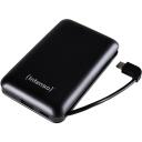 Intenso Power Bank 7314530 10000 mAh, 5V-3A USB-C, 5V-2.4A USB-A, must, kiire laadimine, 2 seadet
