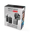 Easypix MyStudio Juhtmevaba Mikrofon Duo 62022, 2 kanalit, 2,4 GHz, 150 m, 100 dB SPL, 48KHz/16bit, USB-C