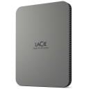 Lacie Внешний HDD 2TB STLR2000400 USB Type-C, 3.2 Gen 1, серый, защита паролем, USB-кабель в комплекте