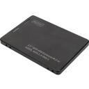 Digitus 2.5" SATA HDD korpus M.2 v&otilde;i mSATA DA-71118, SATA 6Gb/s, 520 MB/s, alumiinium, 1 x 2.5" sisemine