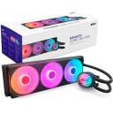 Nzxt CPU Охладитель KRAKEN 360 RGB RL-KR36C-B1, 3 вентилятора, 75.05 м&sup3;/ч, 2400 об/мин, 12 В, черный
