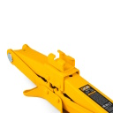 Žirklinis hidraulinis domkratas 2 t 120–395 mm tvirtas greito veikimo su gumine pagalvė saugos vožtuvas T10202-GS JCB