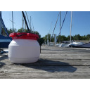 Pla&scaron;as atveres ūdensnecaurlaidīgs konteiners, 3,6 L, balts, R077004, BasicNature