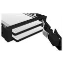 Raidsonic Salvestusketta kott IB-2227StS, 2x2.5", 2xSSD, 2xHDD, 6 Gbit/s, must, kuumvahetus, v&otilde;tme lukustus