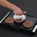 Jata Hamburgeru prese HPRE2544, 0.375kg, nerūsējo&scaron;ais tērauds / silikons, ergonomisks dizains, viegli tīrāms