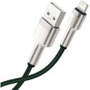 Baseus USB kaabel Lightning CALJK-A06, 1m, 2.4A, 480Mbps, roheline, kvaliteetsed materjalid