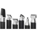 Manta Juuste ja habeme trimmer HT-01BK, 6 otsikut, 3-12mm, IPX7, USB-C, t&auml;psed terad, magnetilised otsikud