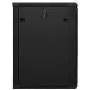 Lanberg Rack kapp 19" seinakinnitus WF01-6618-10B, 18U, 600x600, must, 180&deg; avamine