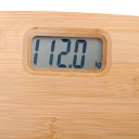 Bathroom scale with bamboo surface maximum load 150 kg and accuracy 100 g AD8173 Adler