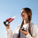 Cecotec Smoothie Blender 4396, 0.4 L, 126 W, ledus drupinā&scaron;ana, akumulators, 1 ātrums, Inox