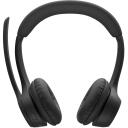 Logitech Беспроводные наушники Zone 300 981-001407, 120г, 96дБ, Bluetooth, 30мм, 50-20000Гц, 2 динамика, несъемный микрофон