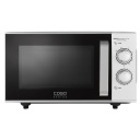 Brīvi stāvoša mikroviļņu krāsns ar grilu un keramisko pamatni 25 L 900 W sudraba MG25 Ecostyle 03329 Caso