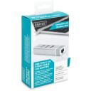 Digitus USB-C dokkija DA-70253, 3xUSB 2.0, RJ45 Fast Ethernet, plug-and-play, &uuml;hilduv Windows, Mac, Chrome