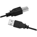 Logilink USB kabelis CU0009B, 5m, EMI aizsardzība, USB-A vīrie&scaron;u, USB-B vīrie&scaron;u