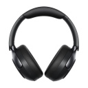 QCY H3 Pro bezvadu ANC over-ear austiņas Bluetooth 5.4 Adaptive Active Noise Cancellation līdz 50 dB, Hi-Res Audio ar LDAC atbalstu, 40 mm dinamiskie draiveri līdz 40 st ar ANC un līdz 55 st bez ANC USB-C uzlāde melns