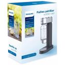 Philips soodapudeli ADD4902BK/10, 1l, Inox, Must, PET, Plastmass