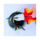 Diagonālie griezēji, Knipex, 70 06 140 SB, hromēti, izolēti rokturi, 140 mm, 1000 V AC/1500 V DC