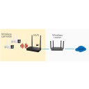 IKS-2044BH Easylink Wi-Fi 6 Bezvadu Video Komplekts 4MP 2x Bullet Kamera + WiFi NVS HiLook IKS-2044BH-PH/W