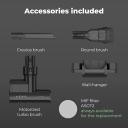 Smart cordless stick vacuum cleaner with foldable tube 530W 2500mAh 29.6V turbo main brush and mite brush self-standing ASC0002 Aeno