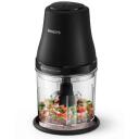 Philips Toiduprotsessor HR1501/00, 450W, 1.0l, 2 kiirus, 1.2m kaabel, plastkorpus, must