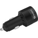 Sandberg Auto laadija 3in1 441-49, 130 W, 12-24 V, 5-20 V, 2 x USB-C, 1 x USB, must